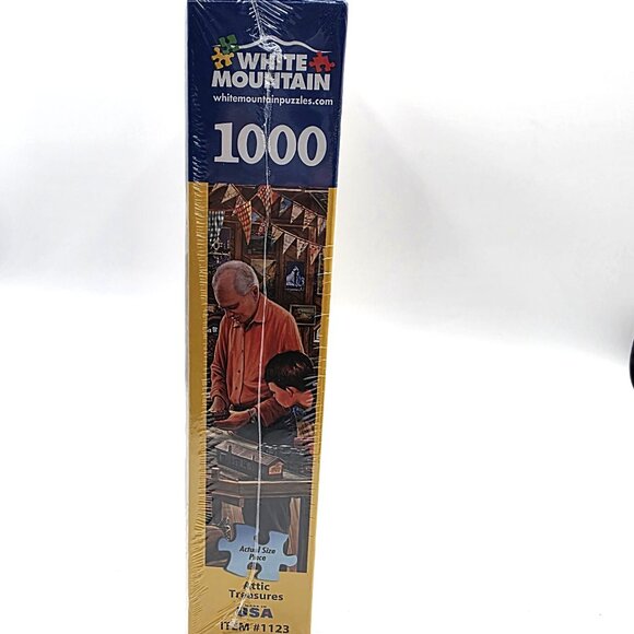 White Mountain Attic Treasures 1000 Piece Rare Hard To Find Sealed Steve Crisp - Picture 3 of 8